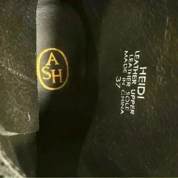 ASH Heidi bootie Floral embroidered black suede leather sole US 6.5 EU 37 EUC - Picture 11 of 13